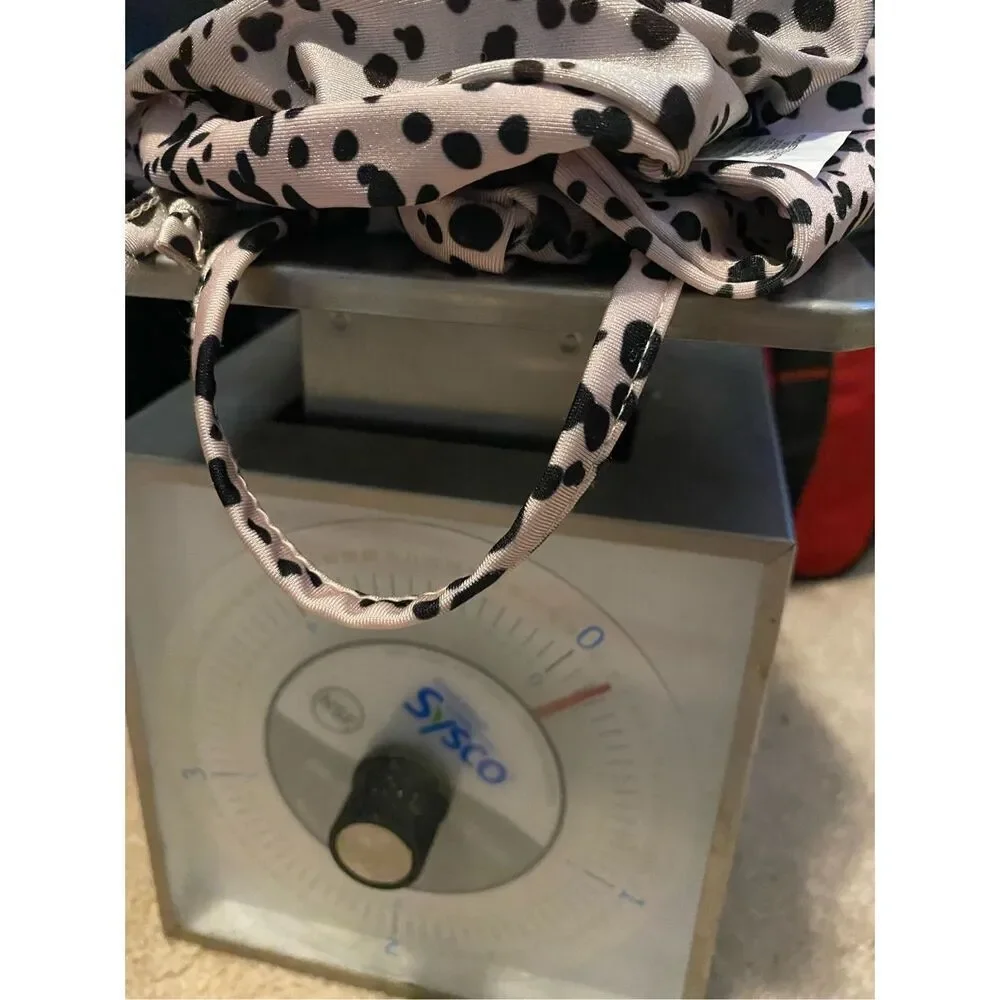 Nwt Nasty Gal Dalmatian Print Bikini Top Summer Beach Coastal Vacation